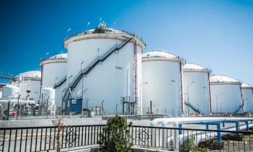 Masterplan for vapour treatment at a chemical storage terminal